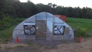 Big Aquaponic Greenhouse  Part 9  Final Details [upl. by Femmine437]