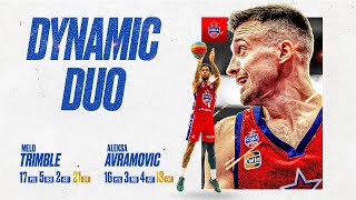 CSKA duo Melo Trimble and Aleksa Avramovic vs Zenit  Performance of the day [upl. by Templas]