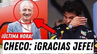 ÚLTIMA HORA RED BULL QUISO DESPEDIR A CHECO PÉREZ Y LA FÓRMULA 1 LO IMPIDIÓ [upl. by Furtek]