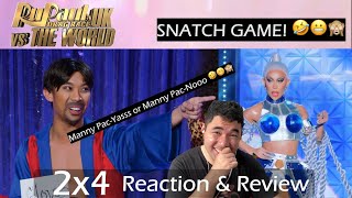 RuPaul’s Drag Race UK vs The World 2x4 “Snatch Game”  Reaction and Review [upl. by Isidor855]