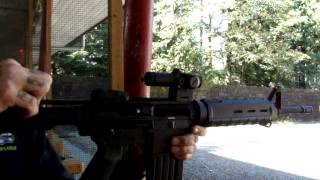 Shooting The BushMaster AR10 308 Caliber Rifle [upl. by Omor]