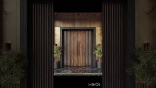 Front door Design home homedecor decoration interiordesign woodworking viralvideo foryou [upl. by Aniar]