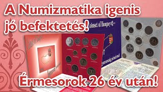 Érmesorok 26 év után  A Numizmatika igenis jó befektetés  FN001  Numiz Portál Numizmatika [upl. by Elleval992]