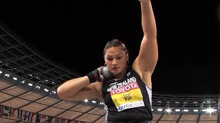 Womens Shot Put Final  World Championships Berlin 2009  50fps [upl. by Boswall356]