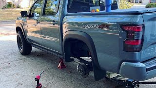 2023 Nissan Frontier Pro4x ADO RC Killa Rear Suspension Installation Part 2 of 3 [upl. by Seilenna369]