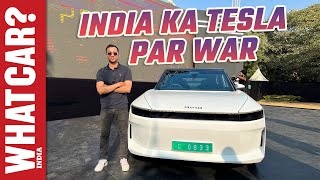 Pravaig Electric SUV launched  ‘Defy’ karegi norms ko  Walkaround  WhatCar India [upl. by Ahsilav]