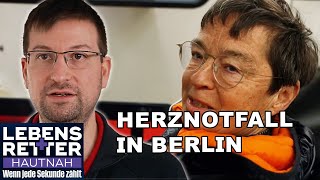 HerzAlarm in Berlin Frau 62 mit Brustschmerzen und Kaltschweiß  Lebensretter hautnah  SAT1 [upl. by Glenna419]