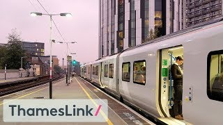 London Thameslink and Southeastern Trains at Elephant amp Castle [upl. by Canfield865]