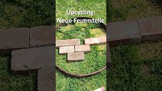 Upcycling Neue Feuerstelle im Garten aus quotMüllquot ♥ shorts [upl. by Anovad]