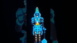 Ramanarayanam Temple Lord Hanuman 3D laser show Vizianagaram [upl. by Pevzner]