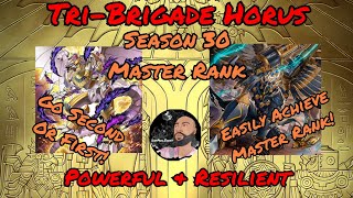 TriBrigade Horus Season 30 Tier 0 Master Duel Deck Showcase [upl. by Nnylirak644]