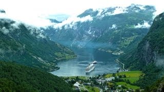 Geirangerfjord Geiranger und Hellesylt  Kreuzfahrt zum Nordkap 3  Nordland Kreuzfahrt [upl. by Asilav]