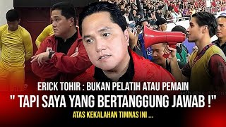 Tegas Pak Erick Tohir Sampai Bilang Akan Mengundurkan Diri❗Saya Yang Bertanggung Jawab [upl. by Anayeek281]