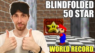 I improved the BLINDFOLDED 50 Star Speedrun World Record in Super Mario 64 [upl. by Arnelle]