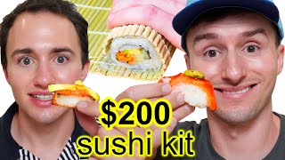 We Tested 200 DIY Sushi Kit from Fancy Restaurant [upl. by Carrelli]