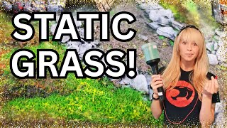 How To Use Static Grass Flocking [upl. by Marlowe]