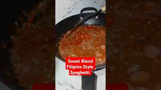 Filipino Style Spaghetti food spaghettirecipe easyrecipe [upl. by Leahcimrej]