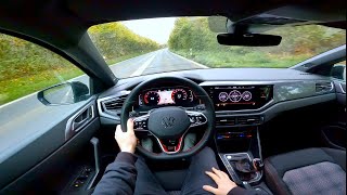 New Volkswagen Polo GTI 2022 Test Drive POV  Ambience Binaural Sound [upl. by Yttel]