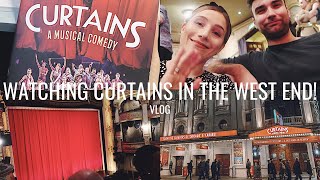 CURTAINS THE MUSICAL WEST END THEATRE TRIP amp REVIEW  Georgie Ashford [upl. by Jermain]