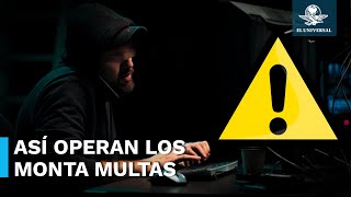 ¡CUIDADO Así operan los monta multas nueva forma de fraude en la CDMX [upl. by Clarey371]