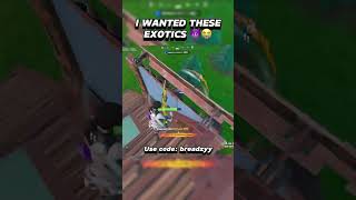 I WANTED THESE EXOTICS😈😭fortnite forntitememes breadzy memes gaming viralmemes viral yts [upl. by Celka]