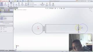 Ball Joint Arm in SolidWorks [upl. by Ecinej]