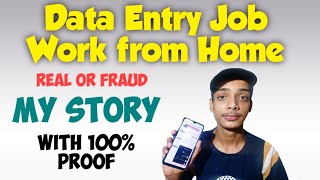 Data Entry Job🤨 Work from Home  Real or Fraud  with 💯 Proof [upl. by Eichman]