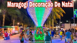 Maragogi Alagoas A Noite Decoração De Natal 2023 [upl. by Airam595]