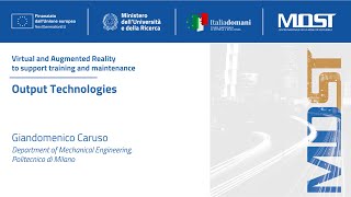 Output technologies Giandomenico Caruso [upl. by Netsreik]