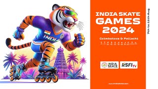 DAY2  INDIA SKATE GAMES 2024  POLLACHI  LIVE [upl. by Nylasor]