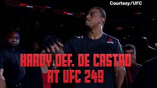 Greg Hardy Defeats Yorgan De Castro In Uneventful UFC 249 Fight [upl. by Devinne437]