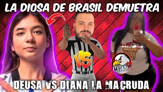 DIANA TC vs DEUSA de BRASIL🥵😈LA DIOSA DE BRASIL ACTIVA LA MACRO CONTRA DIANA Y ZELIKA SE SORPRENDE🤯🔥 [upl. by Annaesor]