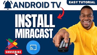 How to Install Miracast on Android TV in 2024 Without Google Play [upl. by Onaicnop]