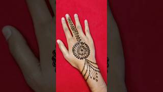 Very easy amp beautiful mehndi designmehndi trending youtubeshorts shortvideo shorts [upl. by Esidarap891]