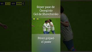 Súper pase de Georginio Gol de Shevchenko [upl. by Aneelehs]