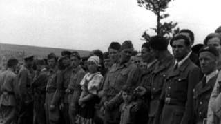 Commemorative Event Lidice Czechoslovakia 20th June 1945 BRITISH MOVIETONE [upl. by Nosle]