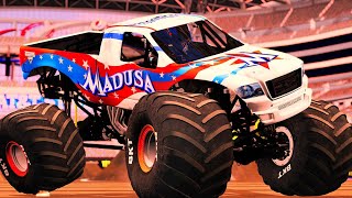 Monster Jam INSANE SAVES 4 monsterjam beamng gravedigger [upl. by Anael820]