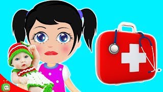 Miss Polly Had Dolly Nursery Rhymes Kids Songs  3D Animation English Baby Rhymes TukTuk The Train [upl. by Anelim]