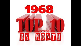 Top 10 songs for the 1st week of January 1968 Top 40 Oldies [upl. by Deina321]