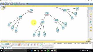 1 How to make a Network Topology 3 Routers 4 Switches  12 Computers in Cisco [upl. by Chickie]