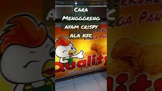 CARA MENGGORENG AYAM CRISPY ALA KFC [upl. by Dranal]