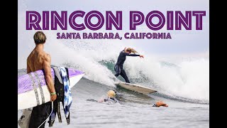 AMAZING RINCON POINT SURF SANTA BARBARA  LAKEY PETERSON [upl. by Jozef]