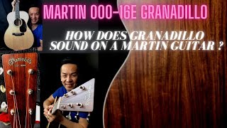 MARTIN 00016e GRANADILLO BACK AND SIDES GUITAR REVIEW IN SINGAPORE [upl. by Dasteel744]