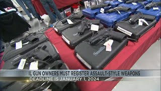 Deadline coming up to register assaultstyle weapons in Illinois [upl. by Enirolf773]