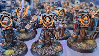 Horus Heresy Ultramarine Army Cabinet Overview [upl. by Mungam]