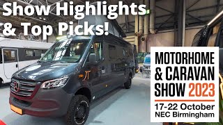 Our favourites from the 2023 Motorhome and Caravan Show  NEC [upl. by Heimlich]