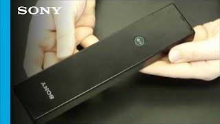 How to change the battery on the 2010 amp 2011 Bravia television remote [upl. by Alliehs]