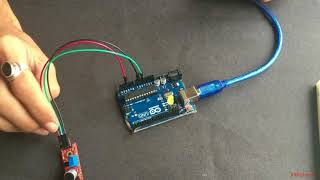 Arduino with Sound Sensor and LED Tutorial [upl. by Skoorb]