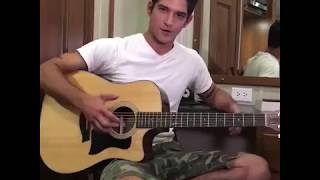 TYLER POSEY SINGING AN ORIGINAL SONG  TEEN WOLF [upl. by Lesh256]