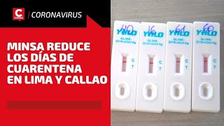 Coronavirus Perú Minsa reduce descanso médico y aislamiento para pacientes contagiados [upl. by Nahsez]